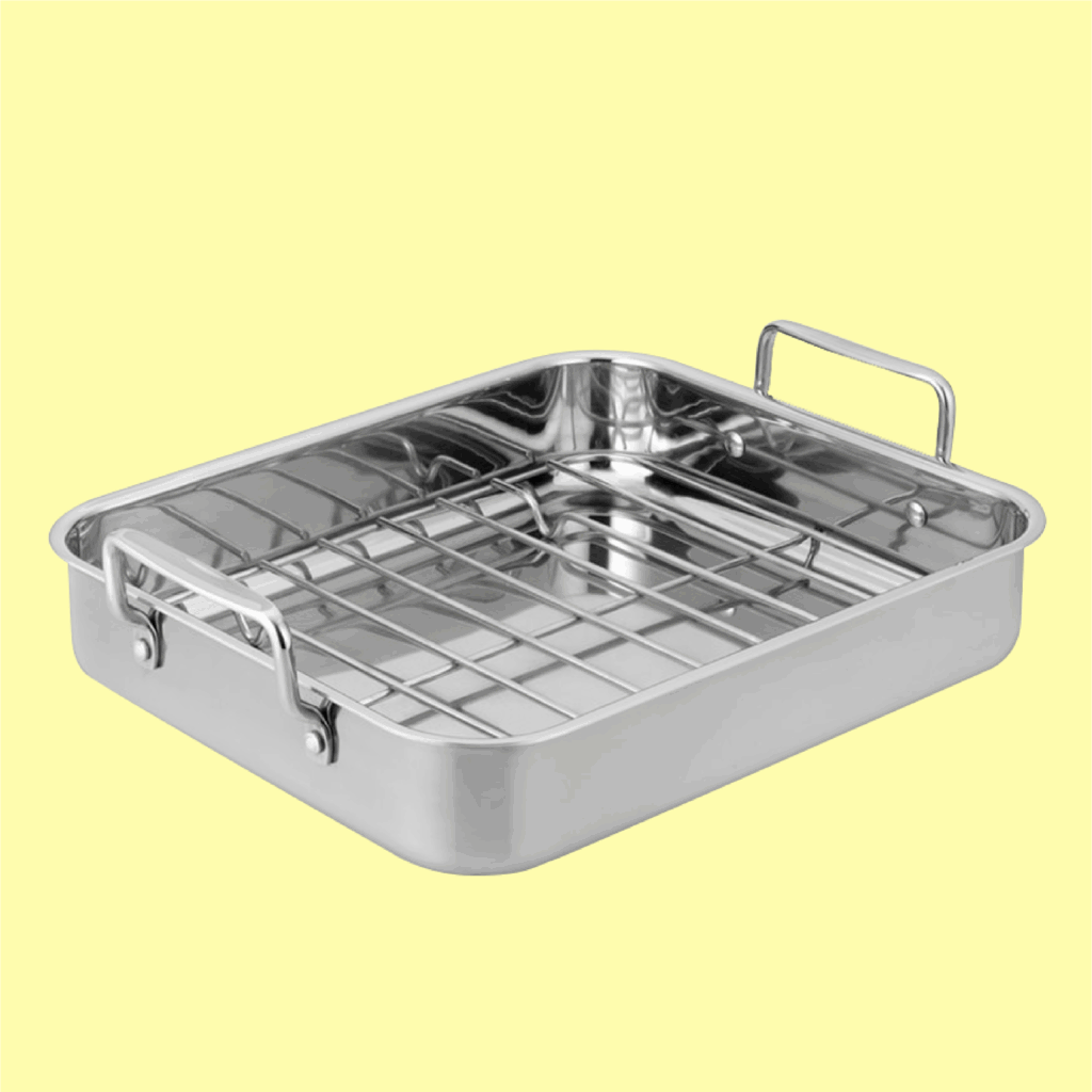 Williams Sonoma Stainless Steel Ultimate Roaster with Rack