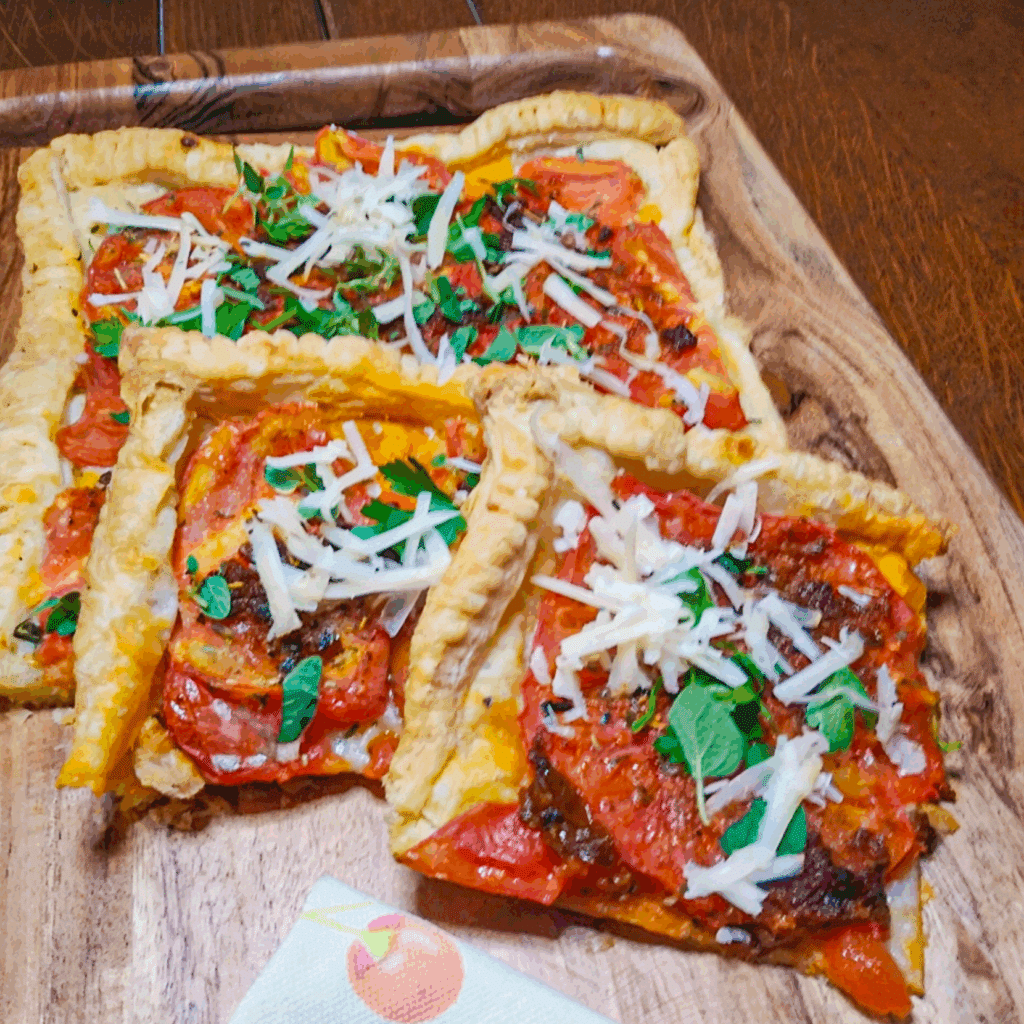 French Heirloom Tomato Tart with Herbes De Provence